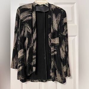 Fancy Beautiful Black Jacket with Gold Lurex